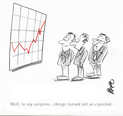 Cartoon: Great Expectations (medium) by helmutk tagged business