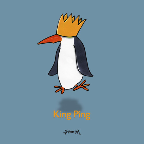 Cartoon: King Ping (medium) by helmutk tagged 