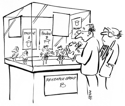 Cartoon: Lab Rats (medium) by helmutk tagged society,and,sales