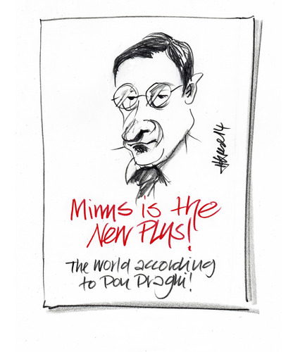 Cartoon: Minus is the new Plus (medium) by helmutk tagged economics