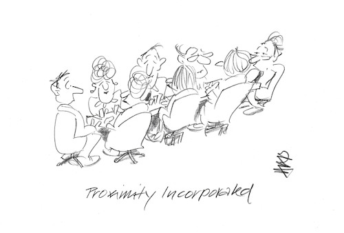 Cartoon: Proximity Inc. (medium) by helmutk tagged business