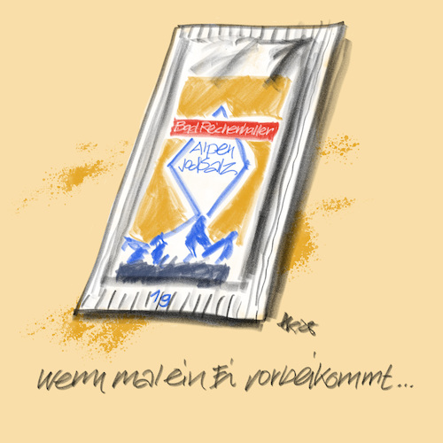 Cartoon: Salt (medium) by helmutk tagged nutrition