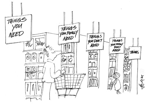 Cartoon: The Things (medium) by helmutk tagged commerce