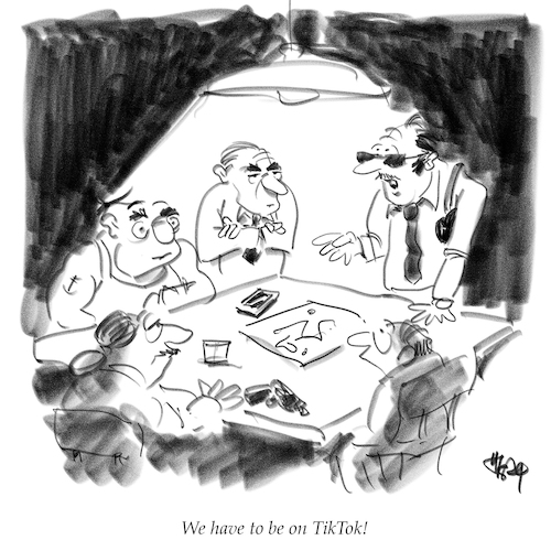 Cartoon: TikTok (medium) by helmutk tagged business