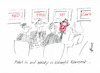 Cartoon: Advantage Red (small) by helmutk tagged business