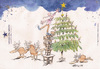 Cartoon: Christmas Card 05 (small) by helmutk tagged social,life