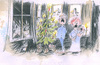 Cartoon: Christmas Card 06 (small) by helmutk tagged social life