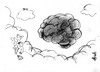 Cartoon: The Cloud (small) by helmutk tagged visions