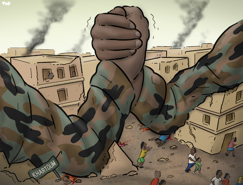 Fighting in Sudan