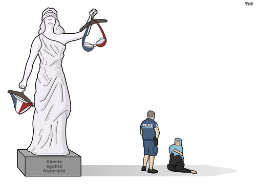 Lady Justice in France