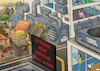 Cartoon: Climate inequality (small) by Tjeerd Royaards tagged rich,poor,climate,crisis,inequality,airco,heat