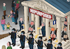 Cartoon: Democracy repurposed (small) by Tjeerd Royaards tagged democracy,autocracy,putin,trump,erdogan,orban,toilet
