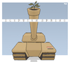 Cartoon: Egyptian Spring (small) by Tjeerd Royaards tagged egypt,army,elections,freedom,democracy