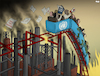 Cartoon: Final final warning (small) by Tjeerd Royaards tagged un,climate,cop28,final,warning,future