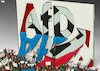 Cartoon: Protests in Germany (small) by Tjeerd Royaards tagged afd germany protests extreme right