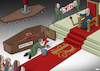 Cartoon: The court of the new tsar (small) by Tjeerd Royaards tagged putin,russia,navalny,execution,democracy,dictator