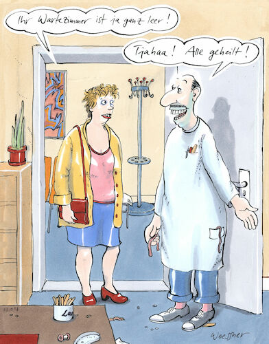 Cartoon: Alle geheilt (medium) by woessner tagged cartoon,karikatur,woessner,patientin,klientel,kundin,kranker,kranke,schlampig,schlamper,unseriös,seriosität,heilkraft,alle,geheilt,arzt,erfolg,misserfolg,heilung,behandlung,wartezimmer,heilen,gesund,machen,gesundheit,medizin,mediziner,medizinisch,arztpraxis,behandlungszimmer,andrang,cartoon,karikatur,woessner,patientin,klientel,kundin,kranker,kranke,schlampig,schlamper,unseriös,seriosität,heilkraft,alle,geheilt,arzt,erfolg,misserfolg,heilung,behandlung,wartezimmer,heilen,gesund,machen,gesundheit,medizin,mediziner,medizinisch,arztpraxis,behandlungszimmer,andrang