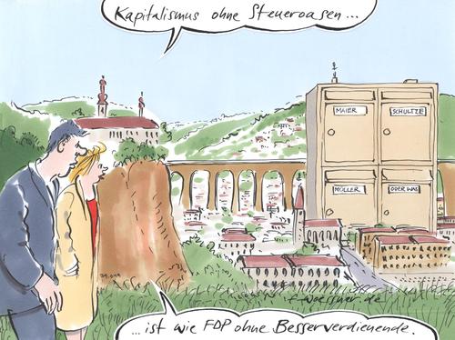 Cartoon: briefkastenfirma (medium) by woessner tagged luxemburg,steueroase,briefkastenfirma,flucht,kapitalismus,fdp,besserverdienende,wirt,finanz,geld,gerechtigkeit,luxemburg,steueroase,briefkastenfirma,flucht,kapitalismus,fdp,besserverdienende,wirt,finanz,geld,gerechtigkeit