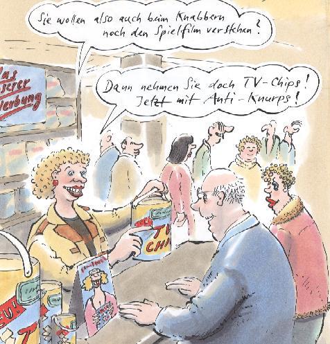 Cartoon: Chips (medium) by woessner tagged party,tv,chips,knabbern,home,party,tv,chips,geräusche,video,knabbern,kino,spielfilm,film,werbung,verkaufen,fernsehen,fernsehkonsumenten,couchpotatoes,privatfernsehen,mediengesellschaft,fernsehjunkies,tv konsumenten,konsumenten,röhre,glotzen,glotze,mattscheibe,bildschirm,heimkino,television,fernsehgerät,fernsehapparat,flimmerkiste,zuschauer,fernsehzuschauer,stubenhocker,kartoffelchips