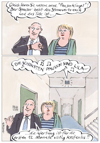 Cartoon: Pausenklingel (medium) by woessner tagged woessner,cartoon,karikatur,energieeinsparung,stromverbrauch,umwelt,ausbildung,lehrer,gymnasium,grundschule,realschule,rektor,schnäppchen,trojanisches,pferd,in,der,pädagogik,pausenklingel,sponsor,werbung,lila,pause,schule,bildung,schulpause,klingelton,läuten,sponsern,sponsorentum,wirtschaft,industrie,lobbyismus,lobby,manipulation,indoktrination,energieverbrauch,woessner,cartoon,karikatur,energieeinsparung,stromverbrauch,umwelt,ausbildung,lehrer,gymnasium,grundschule,realschule,rektor,schnäppchen,trojanisches,pferd,in,der,pädagogik,pausenklingel,sponsor,werbung,lila,pause,schule,bildung,schulpause,klingelton,läuten,sponsern,sponsorentum,wirtschaft,industrie,lobbyismus,lobby,manipulation,indoktrination,energieverbrauch