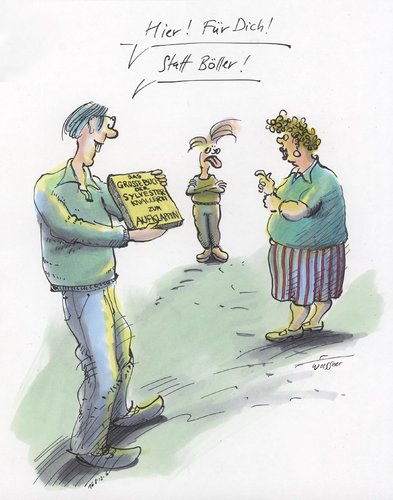 Cartoon: sylversterknallerei (medium) by woessner tagged buch,der,sylvesterknallerei,neujahr,jahreswende,jugend,medien,familie,eltern,kind,abenteuer,sparsamkeit,buch,der,sylvesterknallerei,neujahr,jahreswende,jugend,medien,familie,eltern,kind,abenteuer,sparsamkeit