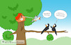 Cartoon: Kuckuck (small) by a-b-c tagged kuckuck,kuckucksuhr,schwarzwald,uhr,ureinwohner,vogel,wald,zwitschern