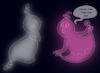 Cartoon: Modenschau (small) by a-b-c tagged geist,geistreich,gespenst,paranormal,abc,mode,kleidung,modenschau,fashionweek,laufsteg,modelagentur,hautecouture,modedesigner,pink