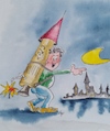 Cartoon: letzte Rakete (small) by Bubi007 tagged neues,jahr