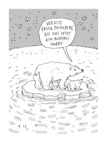 Cartoon: Thunberg (medium) by Til Mette tagged klima,greta,thunberg,nahostkonflikt