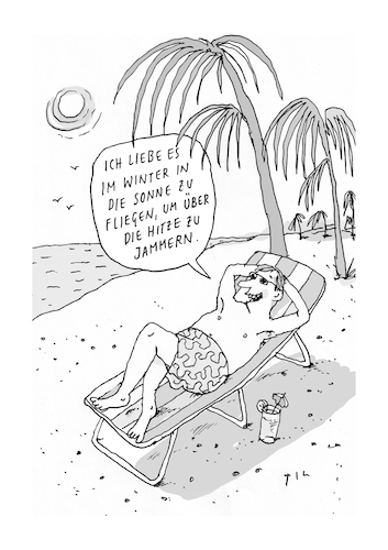 Cartoon: Urlaub (medium) by Til Mette tagged urlaub