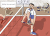 Cartoon: Fair play (small) by Ah-kreativ tagged sport,tennis,fairness