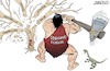 Cartoon: huga huga Chaka huga (small) by JAMEScartoons tagged economia,dinero,pib,crisis