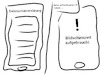 Cartoon: Datenschutzerklärung lesen (small) by ApiloniusArt tagged digital,datenschutz,datenschutzerklärung,handy,smartphone,app,software,programm,rechtliches,installieren