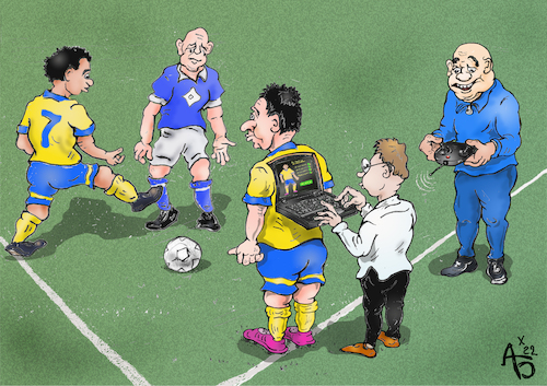 Cartoon: Properties (medium) by Back tagged fußball,qatar2022,wm,soccer,football,sport