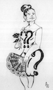 Cartoon: Die Frau ist ein Rätsel. (small) by Back tagged frau,rätsel,beziehung,weiblichkeitswahn