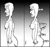 Cartoon: facelift (small) by JARO tagged sex,woman,plastic,surgery