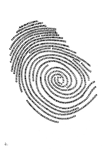 Cartoon: Fingerprint (medium) by ilyaka tagged math2022