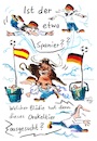 Cartoon: EM Orakel Deutschland - Spanien (small) by TomPauLeser tagged em,europameisterschaft,fussballspiel,meisterschaft,stier,orakel,deutschland,spanien,eimer,fussballfans,fanartikel,fahne,flagge,futter,futtereimer,futtertrog,stierkampf,hörner,stierhörner