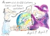 Cartoon: Gute Frage ! (small) by TomPauLeser tagged april,aprilscherz,scherz,hunor,cartoon,comic,wahrsagerei,wahrsager,vorhersage,eu,europäische,union,kommission,verbieten,verbot
