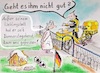 Cartoon: Halbmast (small) by TomPauLeser tagged halbmast,hund,garten,oma,postbote,breifträger