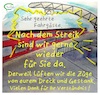 Cartoon: Züge lüften (small) by TomPauLeser tagged db,bahn,zug,züge,regionalbahn,fernferkehr,intercity,streik,bahnhof