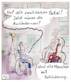 Cartoon: zweitstärkste Partei (small) by TomPauLeser tagged afd,ausländer,behunderte,menschen,mit,behinderung