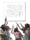 Cartoon: Mathematical plan (small) by Silvano Mello tagged mathematics math2022