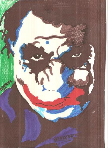 Cartoon: JOKER (medium) by Seydi Ahmet BAYRAKTAR tagged joker