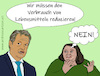 Cartoon: Gut gemeint... (small) by andreascartoon tagged habeck,grün,lang,partei,einsparungen