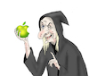 Cartoon: apple (small) by Tarasenko  Valeri tagged apple,brand,poison,internet