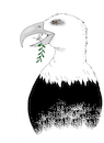 Cartoon: emblem of America (small) by Tarasenko  Valeri tagged seagle,hunting,peace,war