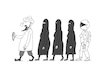Cartoon: harem (small) by Tarasenko  Valeri tagged east,woman,harem,suit