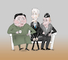 Cartoon: politician (small) by Tarasenko  Valeri tagged trinity,negotiations,politician