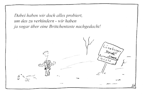 Cartoon: Innovative Zukunftspartei FDP (medium) by sz tagged klimawandel,fdp